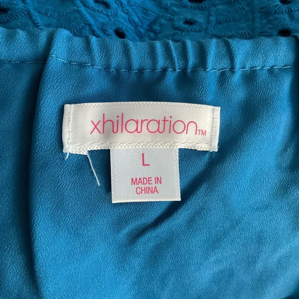 Xhilaration Strappy Eyelet Romper - Picture 4 of 4